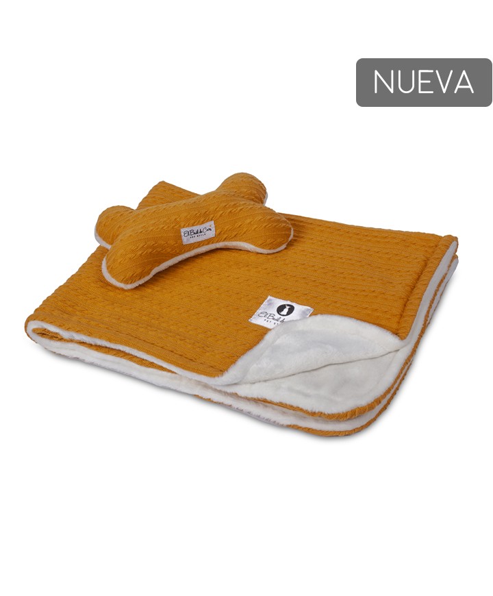 Manta Little Warmy Mostaza