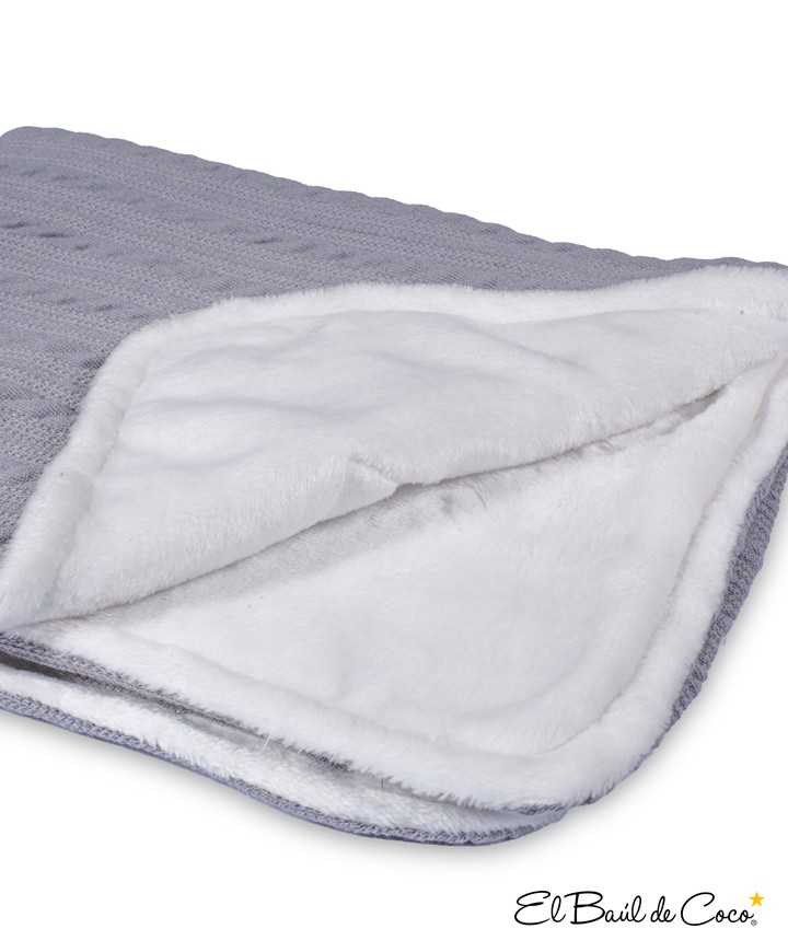 Manta Warmy Dreams Gris Claro