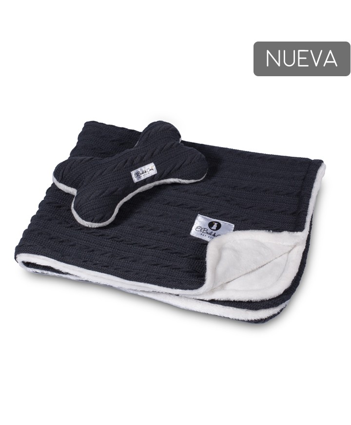 Manta Warmy Dreams Gris Oscuro